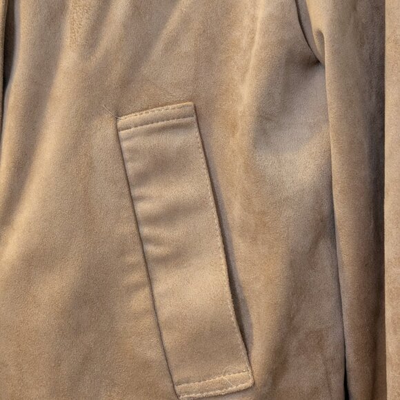 Zara FAUX SUEDE JACKET - Picture 6 of 9